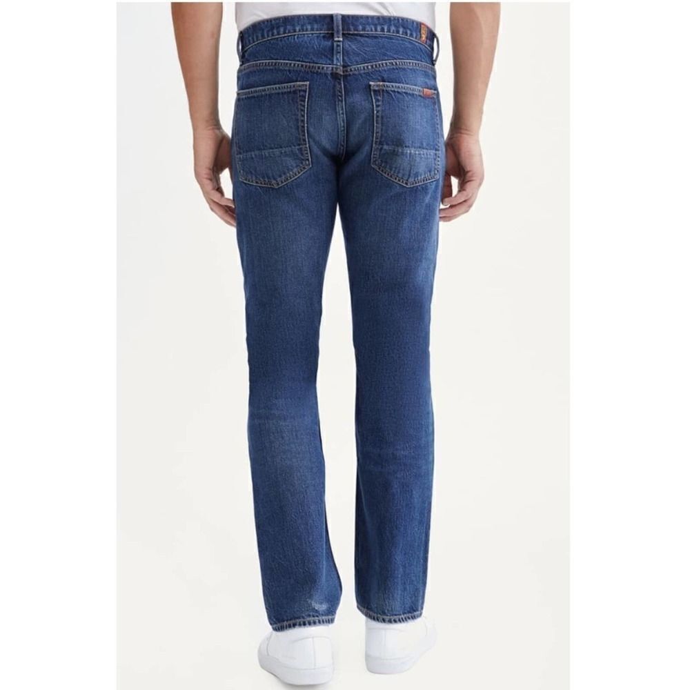 7 for All Mankind straight leg light wash jean - Picture 9 of 9